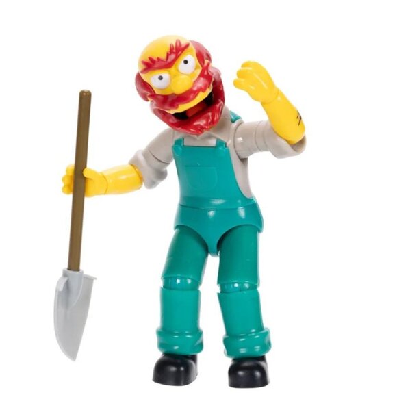 Groundskeeper Willie The Simpsons Jakks 5 in Action Figure - NEW SEALED BOX - Picture 14 of 14